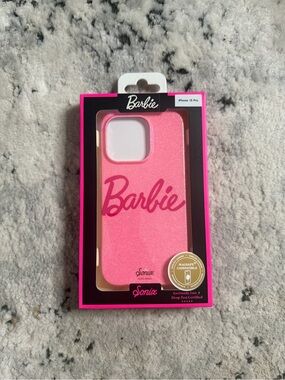 Sonix Barbie Pink Glitter iPhone Case - Hot Pink Script